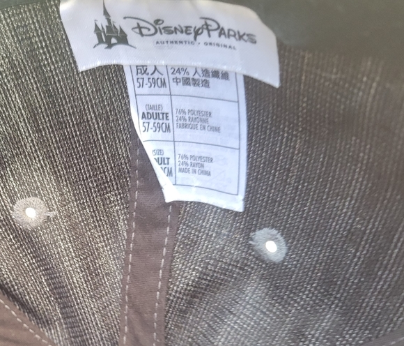 Disney Parks Unisex Adult ball cap gray color Mickey The One & Only - Picture 14 of 16